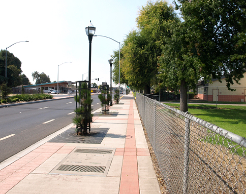 Photo of the Lewelling Boulevard Streetscape Improvement Project, Alameda County, CA